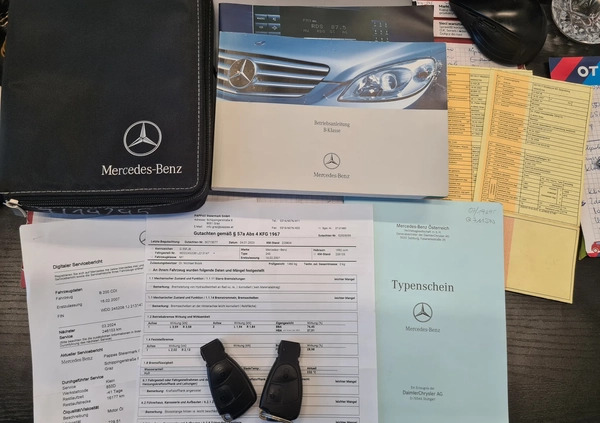 Mercedes-Benz Klasa B cena 14499 przebieg: 226950, rok produkcji 2007 z Dąbrowa Tarnowska małe 562